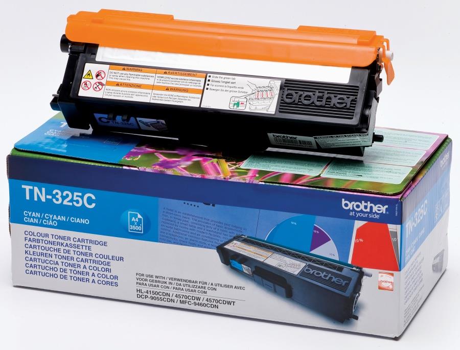 772600 Brother TN325C Toner BROTHER TN325C 3.5K bl&#229; 